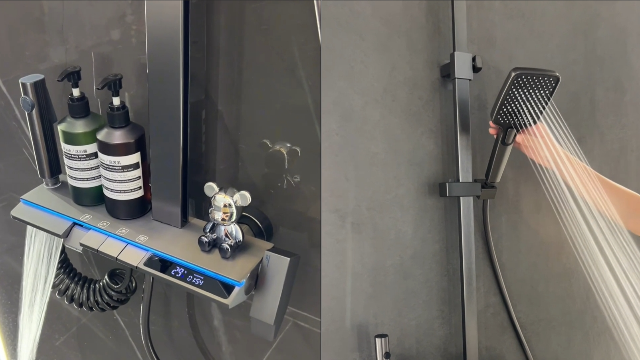 你需要这样的花洒吗？黄瓜视频成年污APP下载卫浴大置物台设计，颜值与实用兼备。